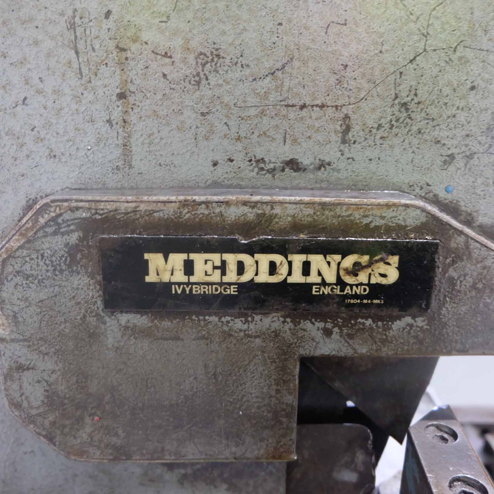 Meddings Cut Off Saw on Stand. - Image 5 of 6