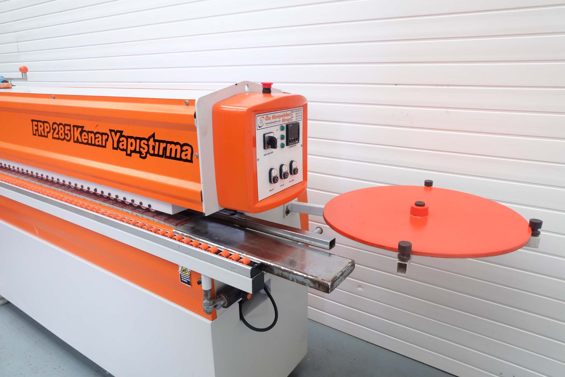 FRP 285 Kenar Yapistirma Edge banding Machine. Feed Speed 14m/min. Edge Max Thickness 3mm. - Image 2 of 16
