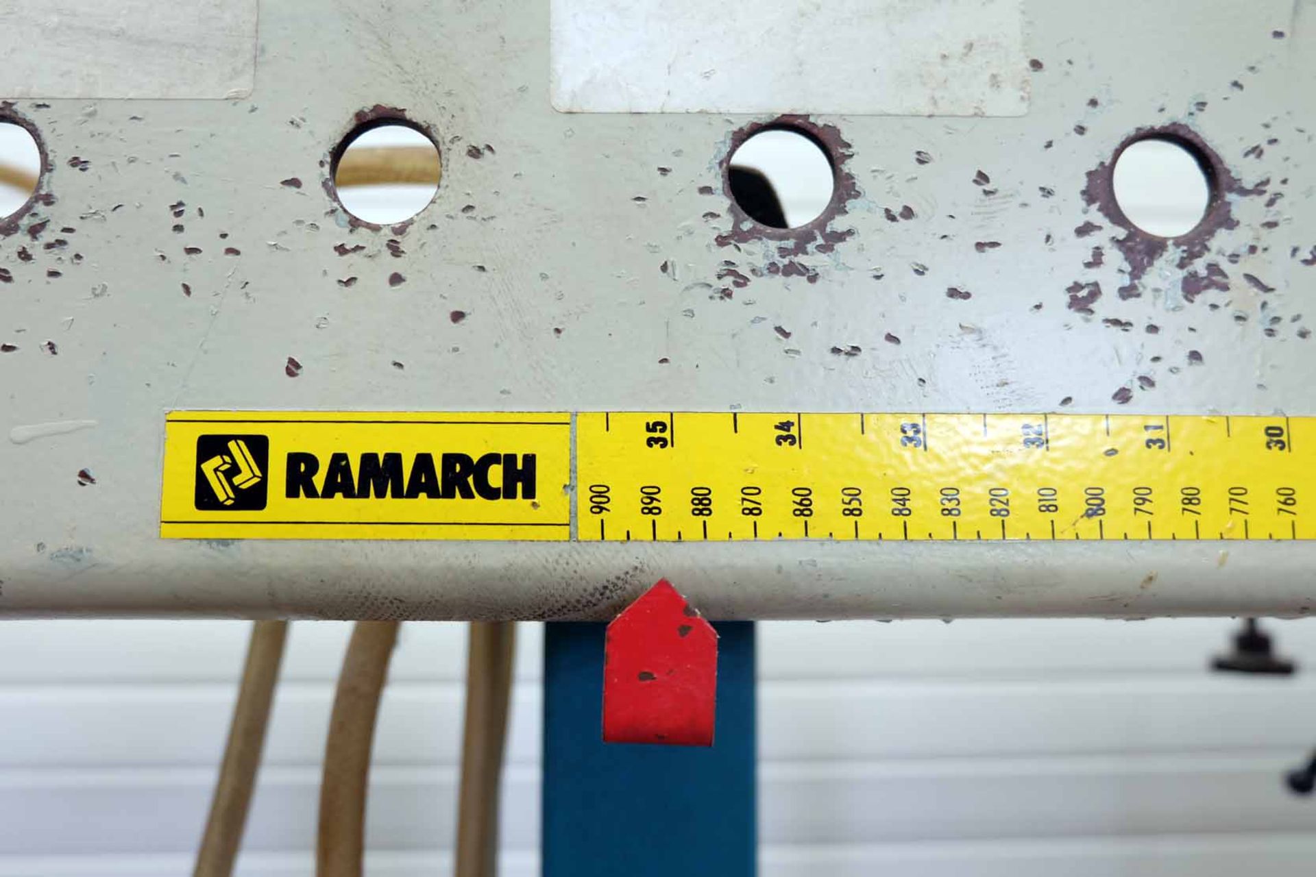 Ramarch Model PN20 Pneumatic Carcase 2 Station Clamp Press. Max Carcase Size Approx 2000 x 1350 x 60 - Image 12 of 13