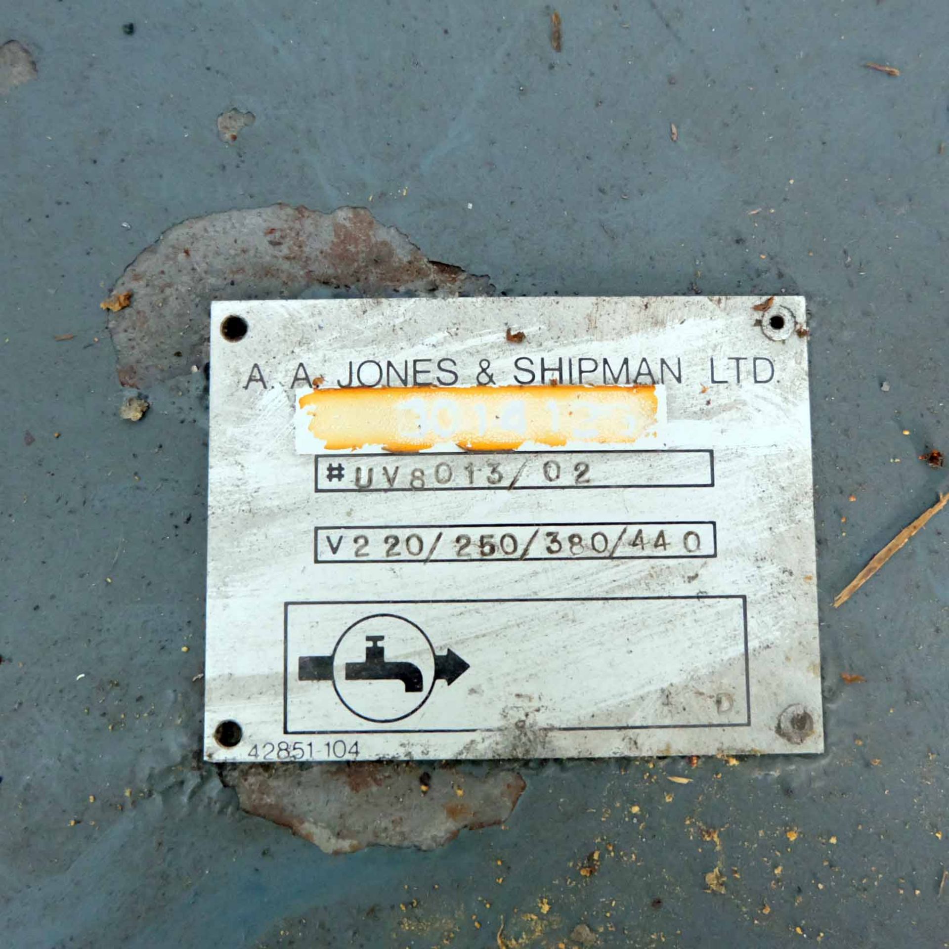 Jones & Shipman Coolant Tank With Catchment Tray for Grinder. - Image 5 of 7