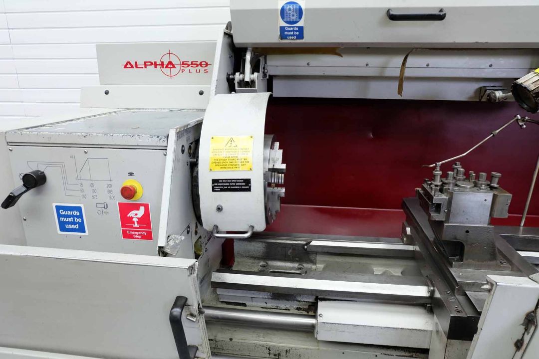 Harrison Alpha 550 Plus Gap bed Centre Lathe With Autocycling. Swing Over Bed 554mm. - Image 5 of 18