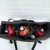 3 x Photon Type Lamps 300 in Bag. 2 x Red, 1 x Orange.