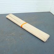 Off Cut of Carpet. Cream. Size 2m Approx.