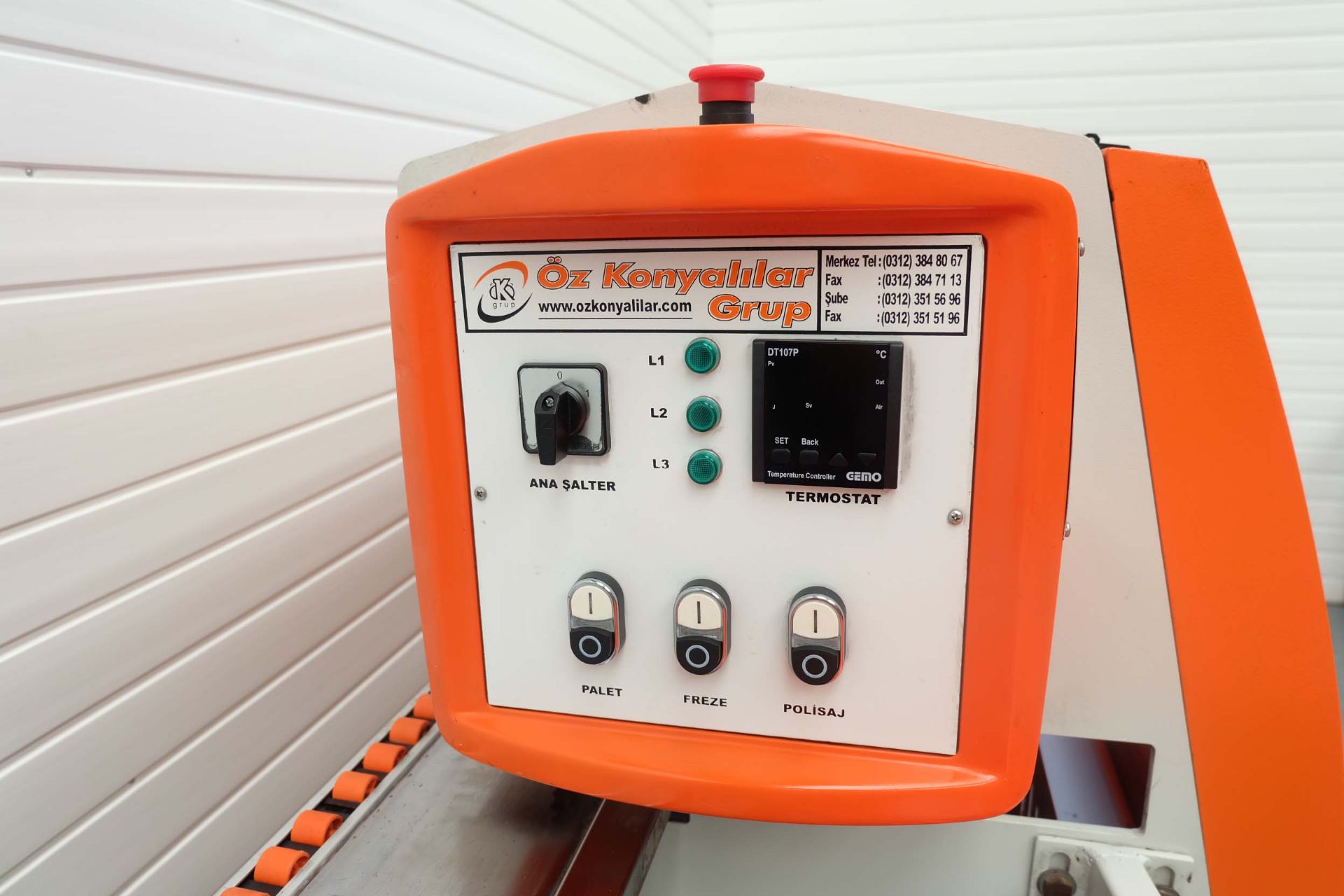 FRP 285 Kenar Yapistirma Edge banding Machine. Feed Speed 14m/min. Edge Max Thickness 3mm. - Image 11 of 16