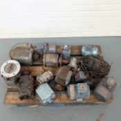 Pallet of 3 Phase Motors.