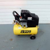Power Craft Type PC210/24 Compressor. 24 Litre Capacity. 240V.