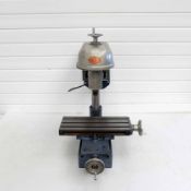 Amolco Mini Mill. 2 Morse Taper Spindle. Spindle Speeds 325 - 1600rpm. Table Size 380mm x 150mm With