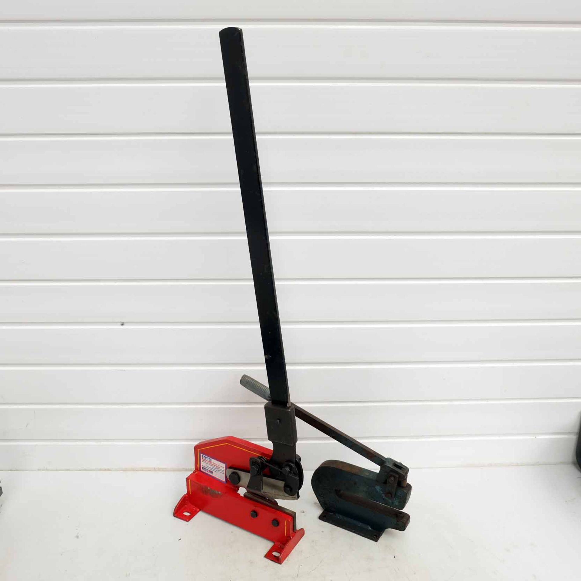 1 x Sealey Model 3S/4R Bench Cropper. 120mm Blade. Capacity: 4mm Sheet, 10mm Round Bar, 70mm x 5mm F