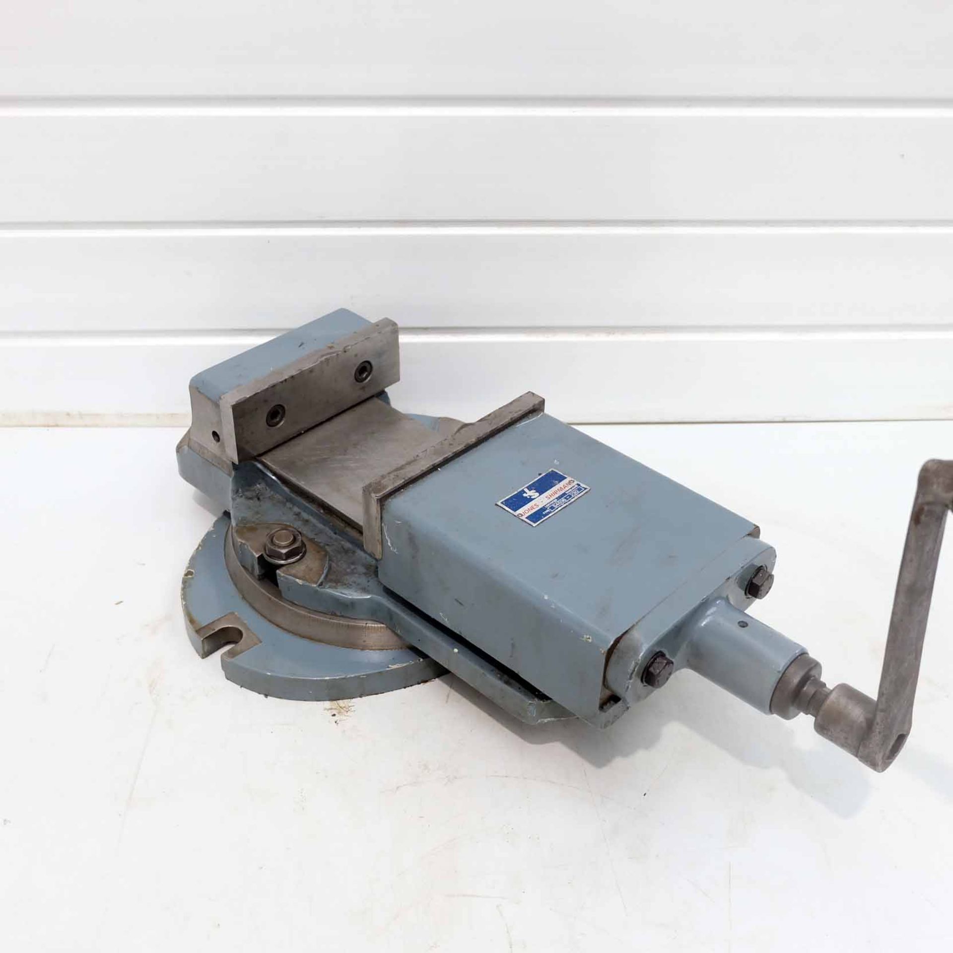 Jones & Shipman 6" Swivelling Machine Vice. Jaws 6" x 2 1/8". Max Opening 5 1/8". Overall Height 5 3 - Image 4 of 9