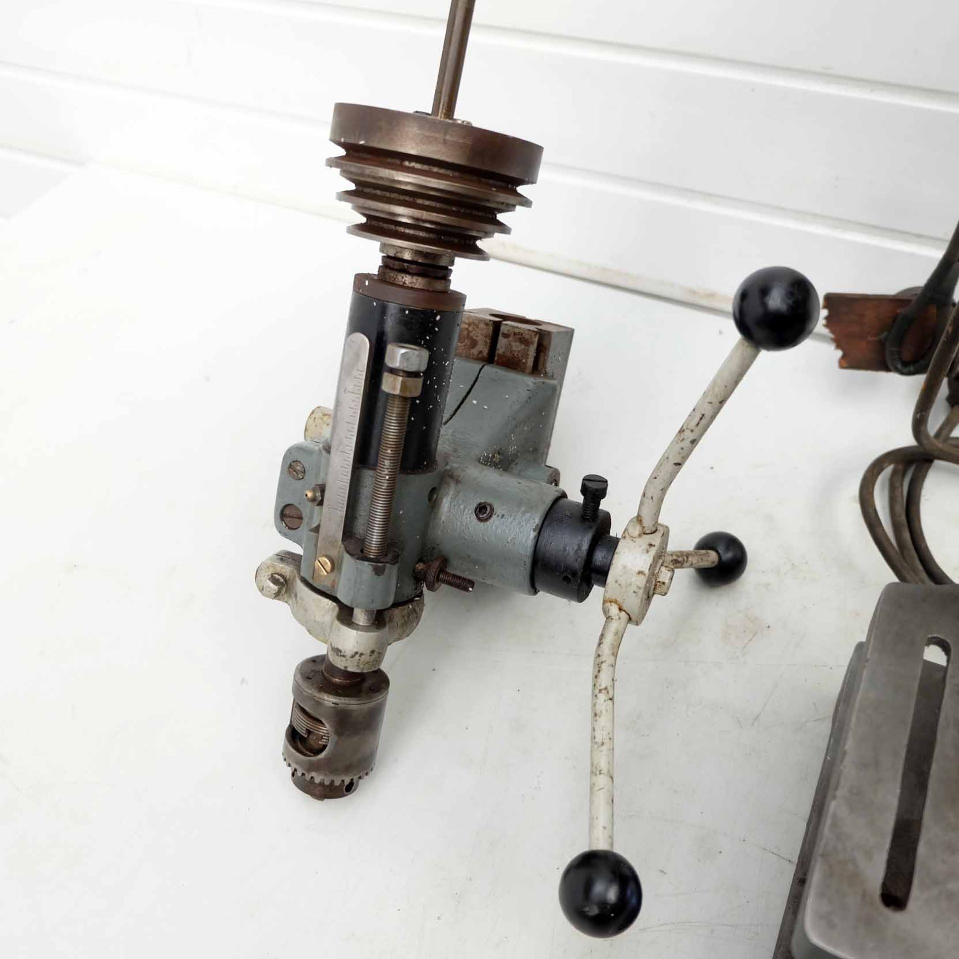 Vintage Bench Drill with Extra Quill Type Spindle. Single Phase 240V. - Image 4 of 6