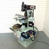 Centec Horizontal Milling Machine with Swivel Vertical Head. Both Spindles No.2MT. Table Size 25