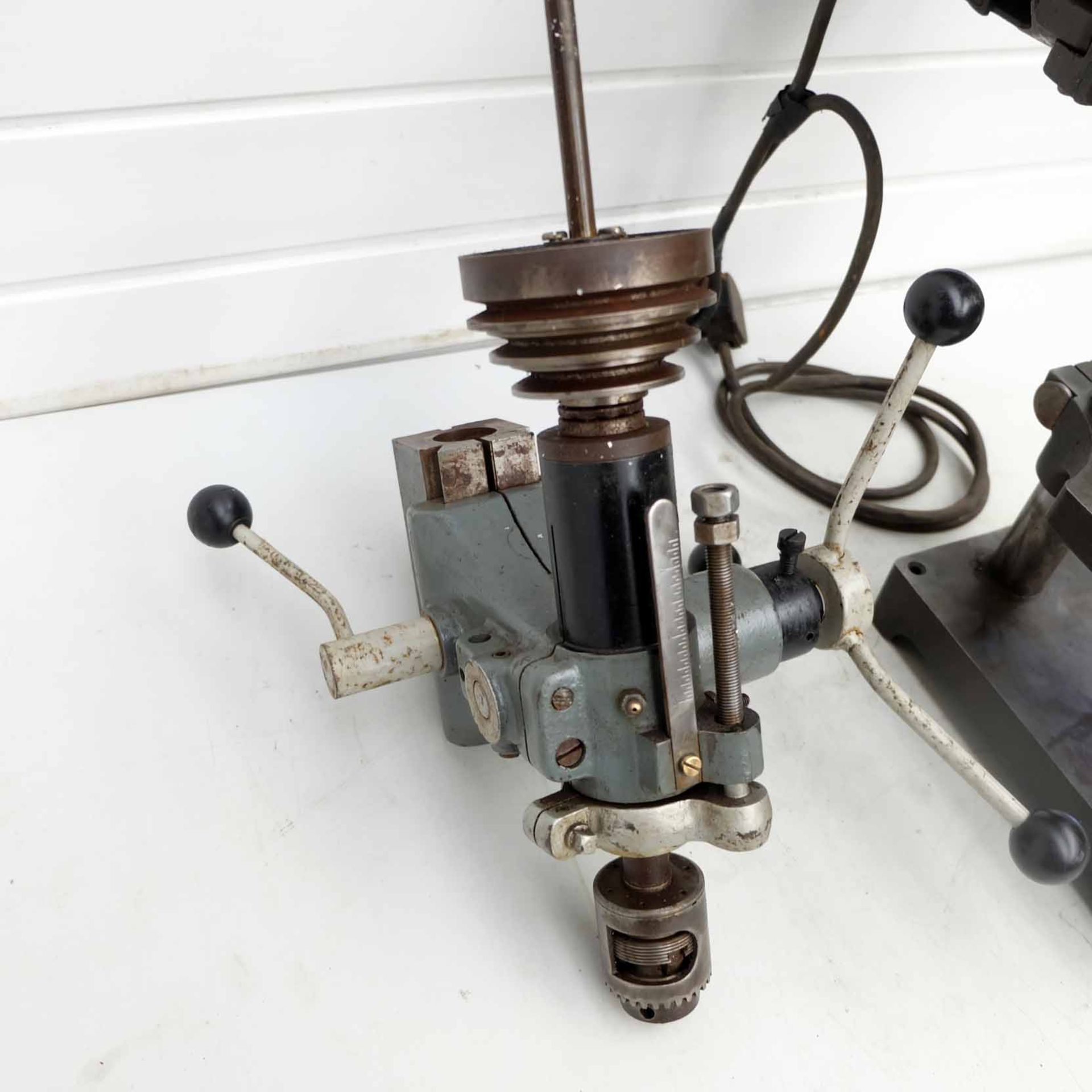 Vintage Bench Drill with Extra Quill Type Spindle. Single Phase 240V. - Image 5 of 6