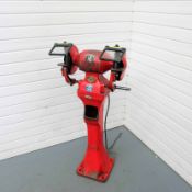 Wolf Double Ended Pedestal Grinder. Wheel Size 8