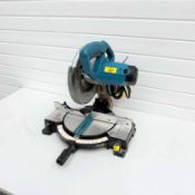 Makita MLS100 Mitre Saw. Tilting 45 Degrees. Double Mitre 45 Degrees. Blade Size 255mm Diameter x 30