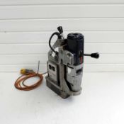 Rotamag 6 Series Magnetic Base Fitted with Bosch 2 Speed Drill. Spindle Taper No.2 Morse. Drilling C