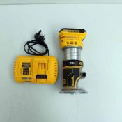 DeWalt DCW600 Compact Cordless Router. 7 Variable Speeds. 20V XR Max. Type 1. With 18V XR LI-ION 2.0