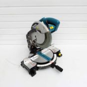 Makita MLS100 Mitre Saw. Tilting 45 Degrees. Double Mitre 45 Degrees. Blade Size 255mm Diameter x 30