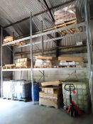 4 x Bays of Two Tier Metal Racking. (Does not include contents)