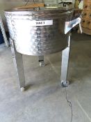 Sansone Inox 18/10 S/Steel Tank, Approx 180 Litres.