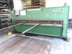 1983, LVD Beleo Guillotine. Type: BEL306D. Max Cap: 3100mm 6,35mm, Max GEW: 4500 Kg, No: 11162.