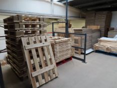 Quantity of Packaging Material Inc: Flatpack Crates, Cardboard. Cardboard Boxes, Pallets etc. Approx