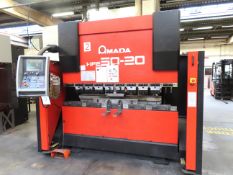 2001, Amada Press Brake Machine. Machine No: HFE 50-20. Max Press Force: 500 Kn, Max Stroke: