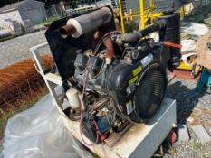 Diamond Products Hydraulic Power Unit for Wall Saw, Wisconsin 4-Cylinder Engine, On Cart