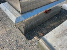 Jobox Aluminum Diamond Plate Pick-up Tool Box, 60