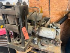 Hydraulic Hose Crimper, Diesel and Cabinet of Fittings, Hose