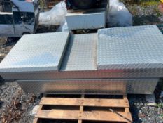 Weather Guard Aluminum Diamond Plate Pick-up Tool Box, 60