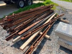 (~40) 4' x 10' Steel Curb Forms
