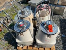 (5) Crusader Vacuums, 115V