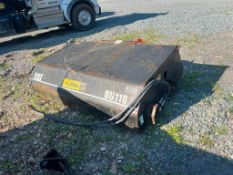 Caterpillar Skidsteer Sweeper, Model: BU118, 75