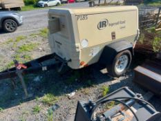 2011 Ingersoll Rand Air Compressor, Model P185-JD-THI, John Deere 2.4L Diesel Engine, Hours