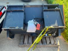 Wolverine Cement Mixer for Skidsteer, 48