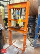 Central Hydraulics 20-Ton Shop Press - Rigging Fee: $100