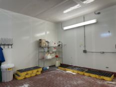 S/S Rack: 6’ × 2’ x 65” Height, Chemical Containment Platforms: (6) 52