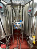 (5) S/S 2-Way Air Valves, Ball Valve and (2) S/S Check Valves (Tank Room) - Rigging Fee: $200