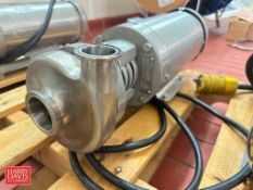 Ampco Centrifugal Pump, Model: AC+214MD14T-E with Baldor S/S Clad 3 HP 3,470 RPM Motor