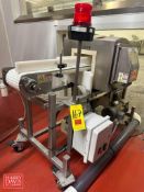 Eriez Portable S/S Metal Detector, Model: EZDSP, S/N: 190467-2 with Aperture: 8