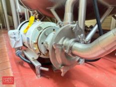 Fristam Centrifugal Liquid Ring Pump, Model: FZX2250 with Baldor 15 HP 1,765 RPM Motor: Mounted on