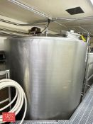 3,000 Gallon S/S Blend Tank with Vertical Agitation, S/S Air Valve and Temperature Gauge
