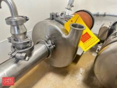 Waukesha Cherry-Burrell Centrifugal Pump, Model: C-328 with Baldor 3 HP 1,750 RPM Motor: Mounted