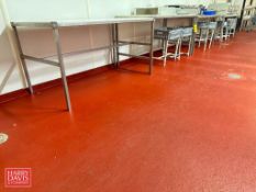 S/S Table with Poly Tops: 80