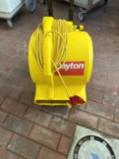 Dayton Recirculating Floor Fan with Dolly - Rigging Fee: $25