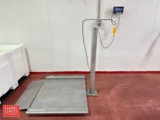 Mettler Toledo 1,000 LB Capacity Drive-On S/S Scale, Model: PUA579 with HMI, Model: IND236