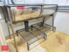 2-Compartment S/S COP Trough: 4’ × 20