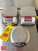 Ohaus Valor 3000 XtremeW 6.6 LB Capacity S/S Tabletop Digital Scales, Model: V31XW3 and Salter 7 LB