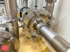 Fristam Centrifugal Pump, Model: FPX3541-205 with Sterling S/S Clad 5 HP 1,760 RPM Motor: Mounted on