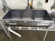 2-Compartment S/S COP Trough: 4’ × 20